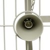 Rustic 2 Light 10 Hook Ceiling Mounted Hanging Pot Rack