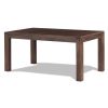 Modern Farmhouse 63-inch Solid Wood Dining Table in Rustic Finish