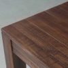 Modern Farmhouse 63-inch Solid Wood Dining Table in Rustic Finish