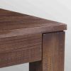 Modern Farmhouse 63-inch Solid Wood Dining Table in Rustic Finish