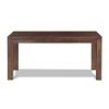 Modern Farmhouse 63-inch Solid Wood Dining Table in Rustic Finish
