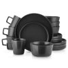 16-Piece Stoneware Dinnerware Set  - Service for 4