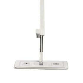VEVOR Flat Mop, Self Wringing, Microfiber Floor Cleaner with 4 Reusable & Washable Pads for Dry & Wet Floor Cleaning, Microfiber Flat Mop with Stainle