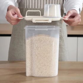Airtight Food Storage Container with Secure-Lock Lid - BPA-Free Plastic, Clear & Stackable, Leakproof Design for Dry Foods, Flour, Rice, Cereal - Perf