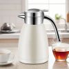 SOGA 2.2L Stainless Steel Insulated Vacuum Flask Coffee Water Jug Thermal White