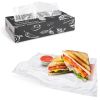 Clear Deli and Bakery Wrap Plastic Sheets, 12 x 10.75 Inches. 1000 Pack Pop-Up Deli Plastic Sheets. Pre-Cut Plastic Wrap Sheets. Leakproof Plastic Del