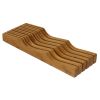 Oceanstar In-Drawer Bamboo Knife Organizer
