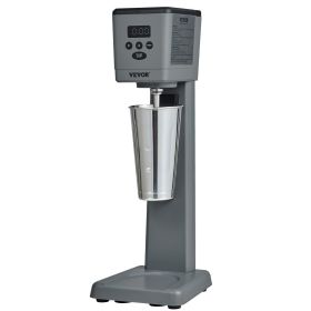 VEVOR Milkshake Maker, 375W Electric Milkshake Machine, Single Head Drink Mixer Blender Machine, LED Intelligent Microswitch, 3-Speed Milkshake Mixer