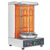 VEVOR Shawarma Grill Machine, 13 lbs Capacity, Chicken Shawarma Cooker Machine with 2 Burners, Electric Vertical Broiler Gyro Rotisserie Oven Doner Ke