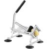VEVOR Commercial Vegetable Slicer, 1/4 inch Fruit Slicer, Stainless Steel and Aluminum Alloy Vegetable Cutter Slicer Machine, Manual Slicer with Non-s