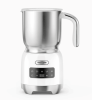 550W Electric milk foam device LED touch control 0.4L cold foaming 360°, rotating base detachable hot and cold foam device and steamer SUS304 can adju