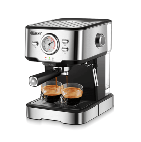coffee powder + milk foam 2 in 1 semi-automatic coffee machine 20Bar extraction mocha Nestle espresso 1 cup / 2 cup, electronic button powder hammer 5