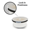 GLIDER S10 White Bento Premium Lunch Box & Food Storage Container