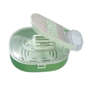 Oval-Shaped Vegetable Cutter - Ergonomic Kitchen Tool for Precise Slicing, Safe & Comfortable Grip, Durable Stainless Steel Blade - Perfect for Carrot