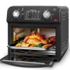 Plum Chef Air Fryer, 13QT Multifunctional Convection Toaster Oven Air Fryer Combo, 360° Hot Air Circulation for Healthy Oil-Free Cooking, Adjustable T