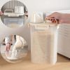 Airtight Food Storage Container with Secure-Lock Lid - BPA-Free Plastic, Clear & Stackable, Leakproof Design for Dry Foods, Flour, Rice, Cereal - Perf