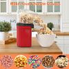 Hot Air Popcorn Popper Maker with Measure Cup And Butter Warmer 1200W Oil-Free Easy To Use 8Cups Mini Popcorn Maker Machine for Home