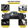VEVOR 2 in 1 Electric Grill and Hot Pot, 2400W BBQ Pan Grill and Hot Pot, Multifunctional Teppanyaki Grill Pot with Dual Temp Control, Smokeless Hot P