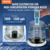 VEVOR Hydrogen Water Cup, 400 ml / 14.1 oz Hydrogen Generator, SPE Technology Portable Hydrogen Water Ionizer Machine with Wireless Charging Base, Hyd