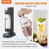 VEVOR Sparkling Water Maker, Soda Maker Machine for Home Carbonating, Seltzer Water Starter Kit with BPA-free 1L PET Bottle, CO2 Cylinder, Compatible