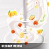 VEVOR Milkshake Maker Kit, Stainless Steel Electric Milkshake Maker, 180W Milkshake Machine, Single Head Classic Milkshake Maker with 800ml Cup, Silve