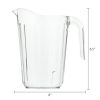 4 Pack 60-Ounce Clear Plastic Stackable Pitcher, by Way To Celebrate