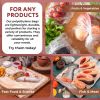 Clear Deli and Bakery Wrap Plastic Sheets, 12 x 10.75 Inches. 1000 Pack Pop-Up Deli Plastic Sheets. Pre-Cut Plastic Wrap Sheets. Leakproof Plastic Del
