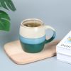 18 oz Large Pottery Coffee Mug, Round mouth Big Tea Cup for Office and Home, Dishwasher and Microwave Safe……