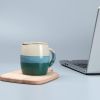 18 oz Large Pottery Coffee Mug, Round mouth Big Tea Cup for Office and Home, Dishwasher and Microwave Safe……