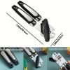 "Heavy-Duty Smooth-Edge Can Opener – Ergonomic Bottle Opener Combo"