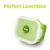 GLIDER S20 Black Bento Premium Lunch Box & Food Storage Container