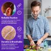 White Disposable Beard Nets for Men Food Service, 18 Inch. Pack of 100 Nylon Disposable Beard Covers Nets for Cooking. Kitchen Beard Guard for Restaur