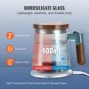VEVOR Hydrogen Water Cup, 400 ml / 14.1 oz Hydrogen Generator, SPE Technology Portable Hydrogen Water Ionizer Machine with Wireless Charging Base, Hyd