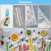 320 Pcs Disposable Beverage Packaging Bag Ice Popsicle Mold Bags with 2 Pcs Orange Funnels DIY Ice Lolly Bags BPA Free Freezer Tubes With Zip Seals fo