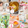 Satianyou Cake Decorating Tools Supplies Kit, 236 Pieces Baking Accessories with Storage Case, Frosting Piping Kit, Piping Bags and Tips Set with 36 N