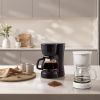 5-Cup Drip Coffee Maker Black, New