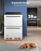 24 Inches Drawer Refrigerator Stainless Steel Dual Drawer Fridge for Home