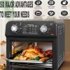 Plum Chef Air Fryer, 13QT Multifunctional Convection Toaster Oven Air Fryer Combo, 360° Hot Air Circulation for Healthy Oil-Free Cooking, Adjustable T