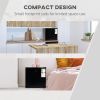 HOMCOM 1.1 Cu.Ft Mini Upright Freezer Countertop with Removable Shelves Reversible Door for Home Dorm Black