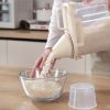 Airtight Food Storage Container with Secure-Lock Lid - BPA-Free Plastic, Clear & Stackable, Leakproof Design for Dry Foods, Flour, Rice, Cereal - Perf