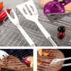 9PCS BBQ Grill Accessories for Top Chef - Professional Grill Tools Set & Basic BBQ Tools for Backyard Restaurant Outdoor Kitchen - Gifts for Father, H
