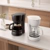 5-Cup Drip Coffee Maker Black, New