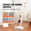 VEVOR Steam Mop, 8-in-1 Hard Wood Floor Cleaner with 7 Replaceable Brush Heads, for Various Hard Floors, Like Ceramic, Granite, Marble, Linoleum, Natu