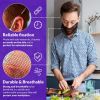 Black Disposable Beard Nets for Men Food Service, 18 Inch. Pack of 1000 Nylon Disposable Beard Covers Nets for Cooking. Kitchen Beard Guard for Restau