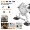 VEVOR Commercial Vegetable Slicer, 1/4 inch Fruit Slicer, Stainless Steel and Aluminum Alloy Vegetable Cutter Slicer Machine, Manual Slicer with Non-s