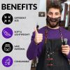 Black Disposable Beard Nets for Men Food Service, 18 Inch. Pack of 1000 Nylon Disposable Beard Covers Nets for Cooking. Kitchen Beard Guard for Restau