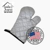 Lots of Red Boston Terrier Oven Mitt Heat Resistant Thick Oven Mitt for Hot Pans and Oven, Kitchen Mitt Protect Hands, Cooking Baking Glove