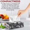 Clear Deli and Bakery Wrap Plastic Sheets, 12 x 10.75 Inches. 1000 Pack Pop-Up Deli Plastic Sheets. Pre-Cut Plastic Wrap Sheets. Leakproof Plastic Del