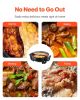 Electric Hot Pot 5 L Non-Stick Shabu-shabu Hot Pot with Divider for 6-10 People