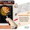 Set pf 3 Pairs Terry Cloth Oven Mitt 13 Inch. 6 Pack of Beige Kitchen Oven Mitts Heat Resistant. Durable Cotton Oven Gloves up to 500ºF. Machine Washa